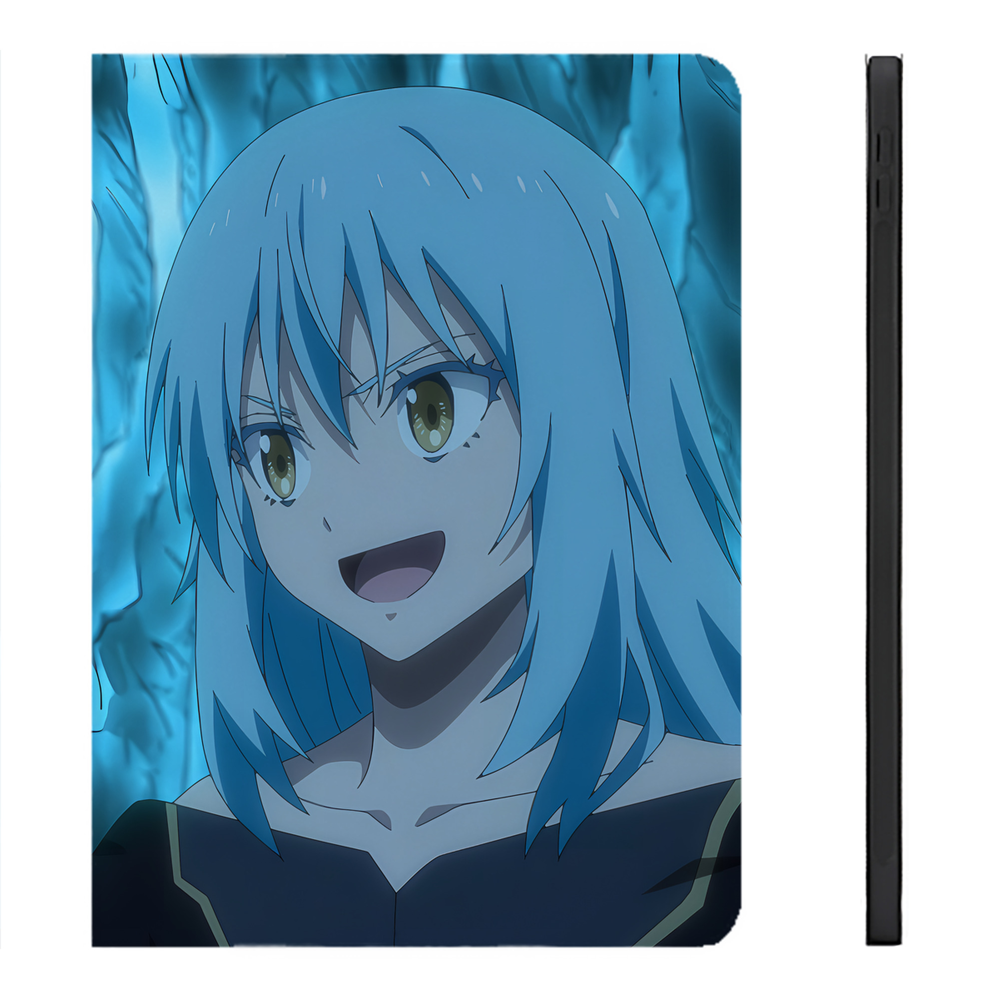 （画像用） 転スラ Regarding Reincarnated to Slime IPadケース ペンホルダー付き ブックスタイルデザイン